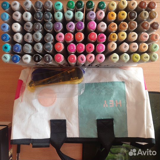 Маркеры для скетчинга двухсторонние