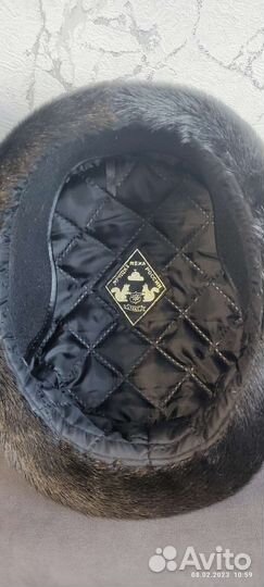 Меховая мужская кепка 58размер