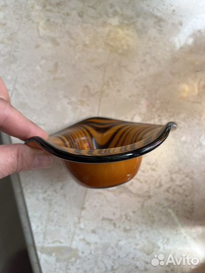 Стекло тарелки Мурано / подсвечники