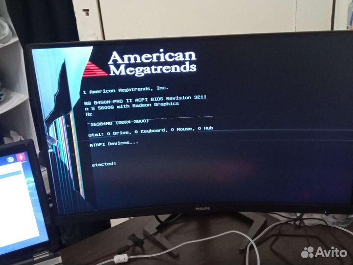 Монитор philips 27m1c5500vl (битый)