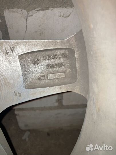 Диски 5/115 6.5Jx16 ET41 d70.2 для Opel, Chevrolet