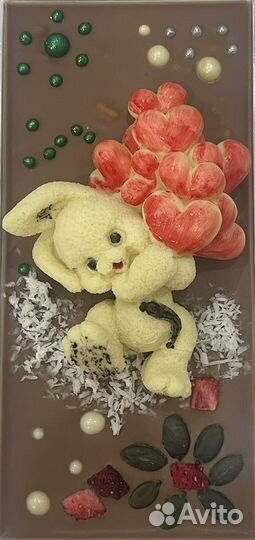 Шоколад ручной работы плитка