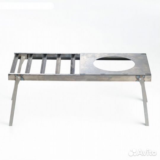 Решетка костровая с подставкой под казан в сумке