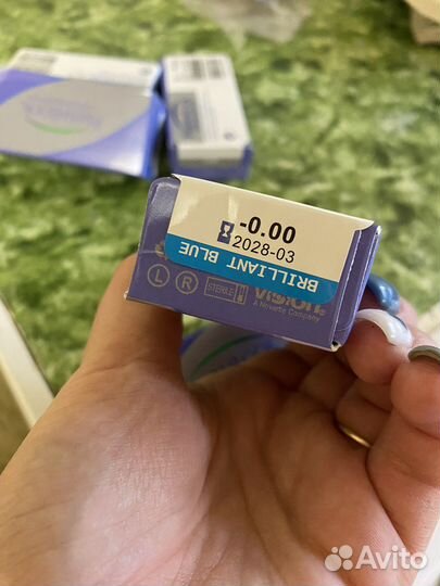 Цветные линзы без диоптрии