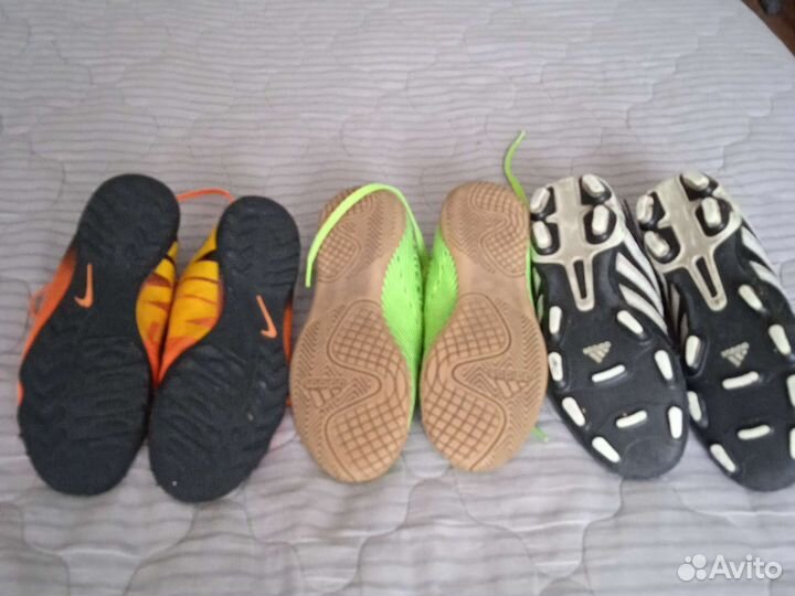 Футбольные бутсы adidas, Nike детские