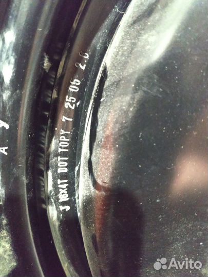 R16 Dunlop D87M 125/70, PCD 5x100 DIA 60