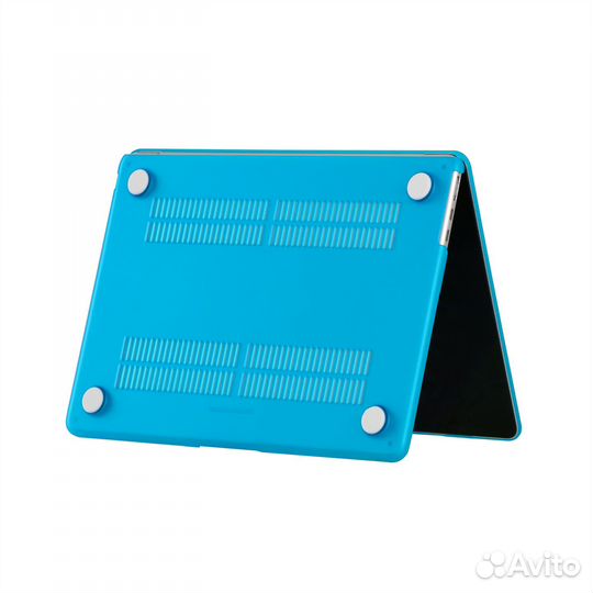 Чехол для MacBook Pro 13 2016-2022 матовый голубой