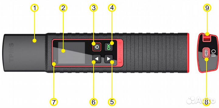 Launch X431 tsgun - Диагностический адаптер tpms