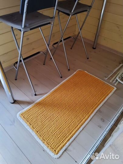 Коврик вязаный крючком