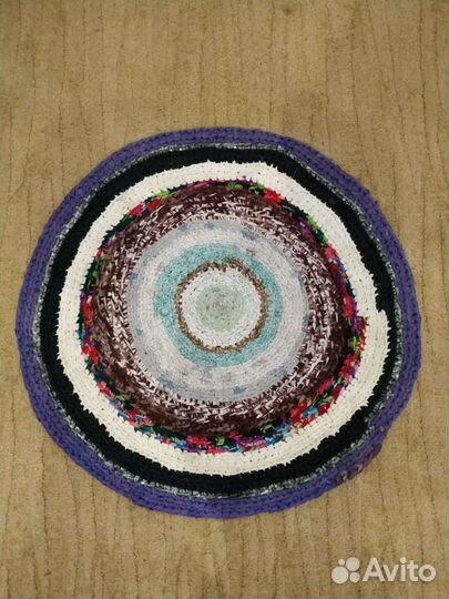 Коврики вязаные большие