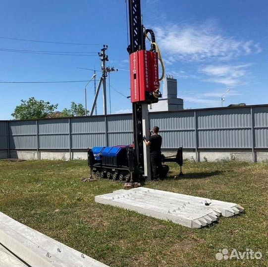 Железобетонные сваи под ключ установка