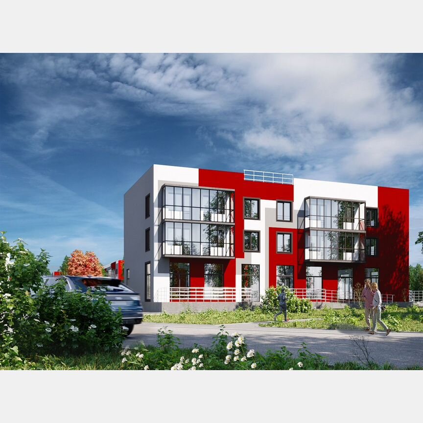1-к. квартира, 41,3 м², 2/3 эт.