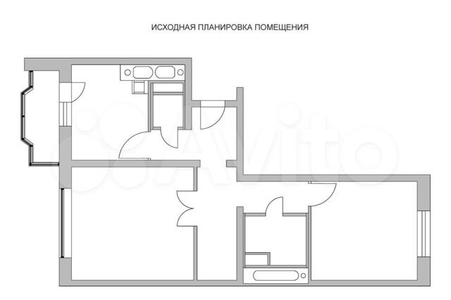 Планировки советских квартир 2 комнаты