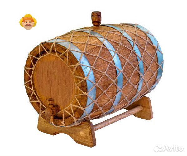 Дубовый бочонок (в переплете), 10 л