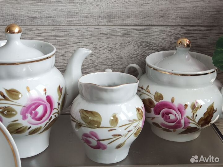 Чайный сервиз СССР Барановка на 15 персон