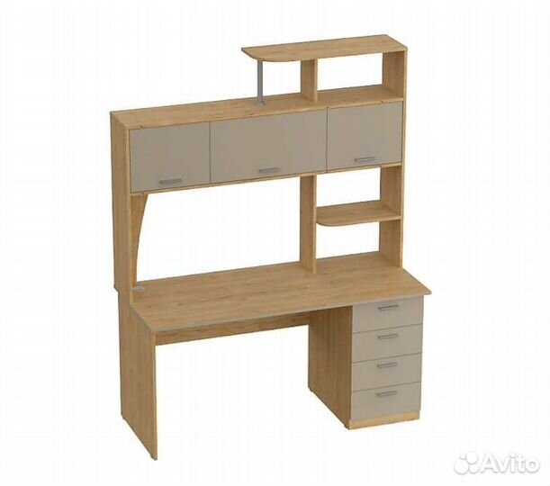 Компьютерный стол белый