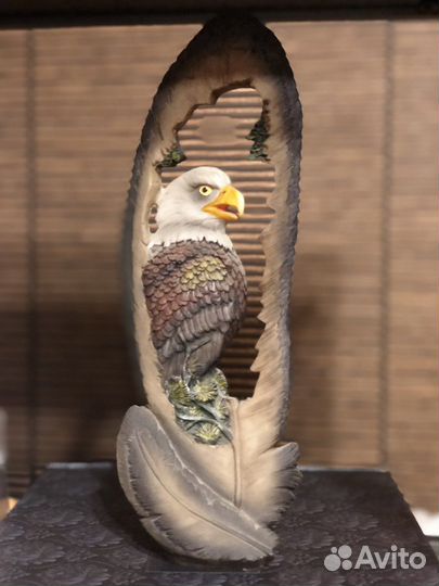 Статуэтка Сокол, кость, ручная работа