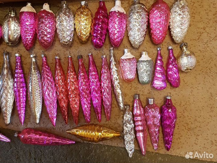 Елочные игрушки СССР льдинки