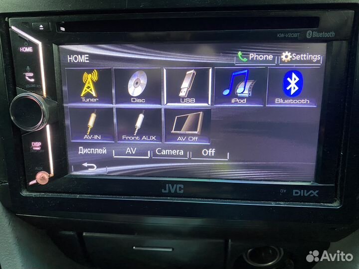 Магнитола JVC KW-V20BT