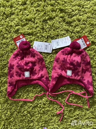 Шапка зимняя новая Reima, Kerry, Huppa шерсть 46-4