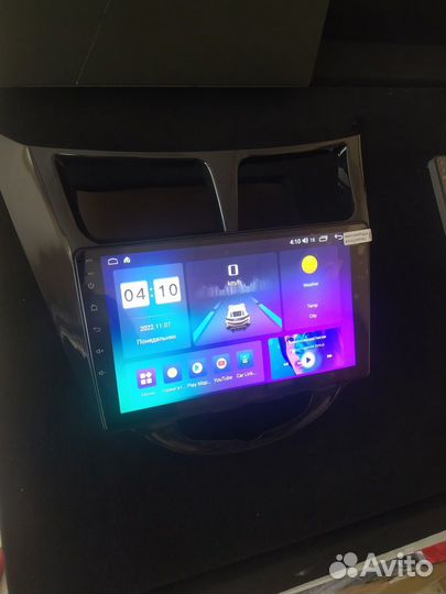 2din android 2/32 GB Салярис с Черной рамкой