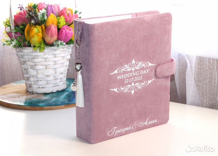 Свадебный файловый фотоальбом (ручнаяработа)