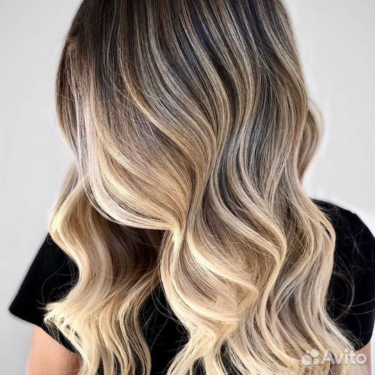 Окрашивание волос модель