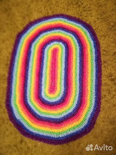 Овальный коврик