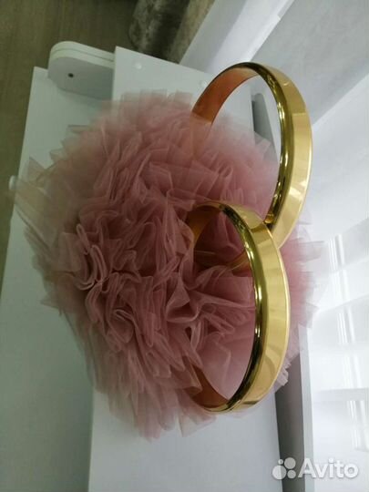 Кольца на машину свадебные