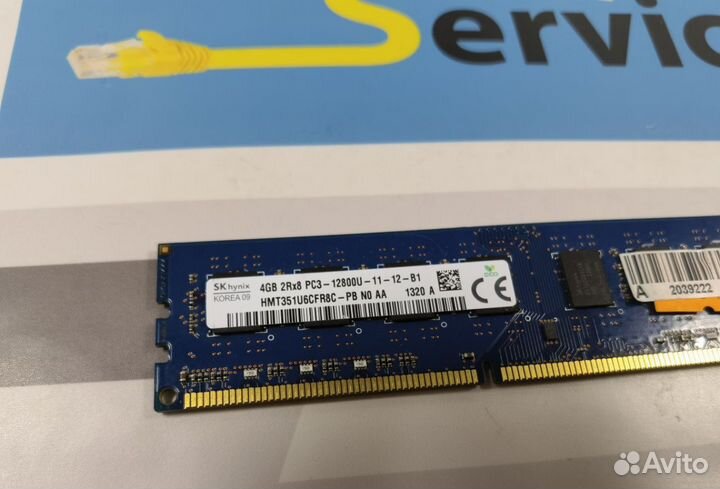 Оперативная память Hynix DDR3 1x4Gb 1600 мгц