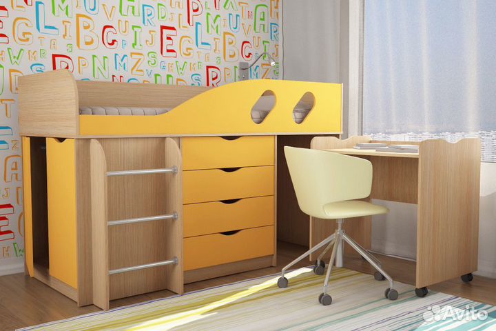 Детская кровать-чердак