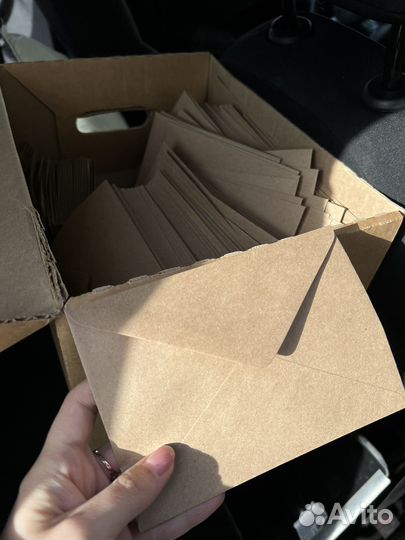 Бумажный конверт С5 крафт