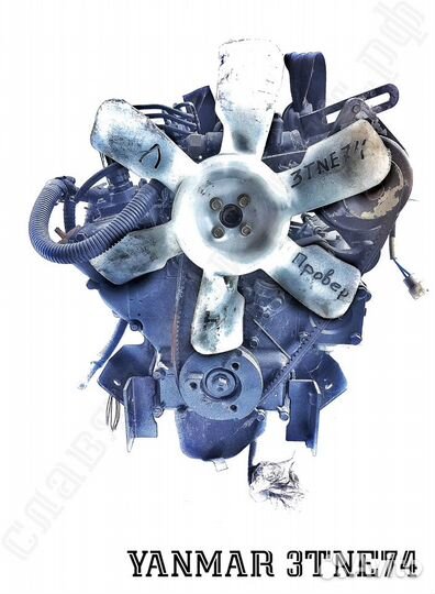 Двигатель yanmar 3TNE74