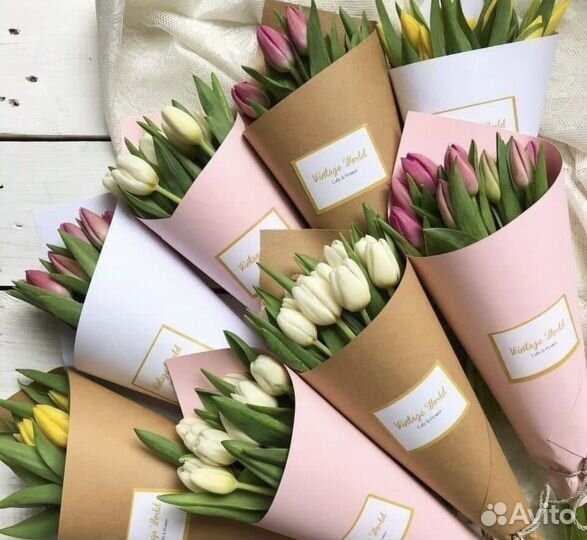 Тюльпаны большой бутон