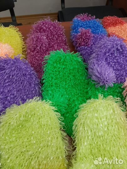 Мочалка- варежка