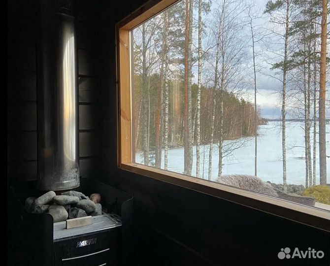 Готовая перевозная дом баня не бочка из бруса Desu