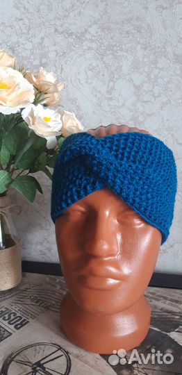 Вязаная повязка на голову