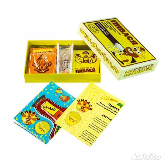 Настольная игра про пиво Пивася