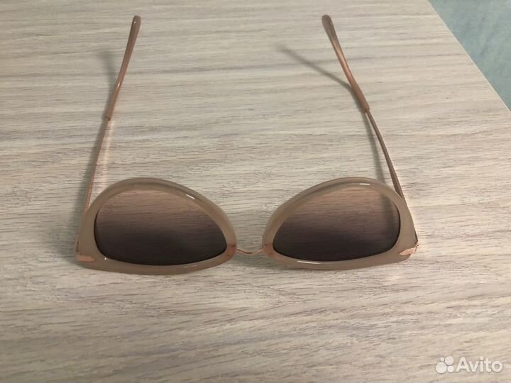 Очки розовые темные