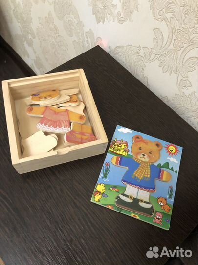 Деревянные развивающие игрушки