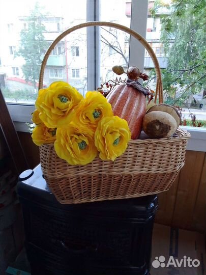 Корзины интерьерные винтаж