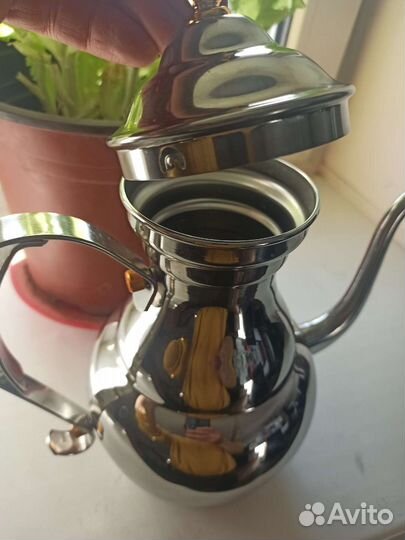 Кувшин из нержавеющей стали+сито, 2 литровый