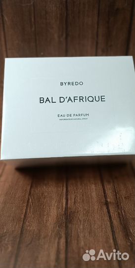 Byredo BAL D'afrique оригинал чесный знак