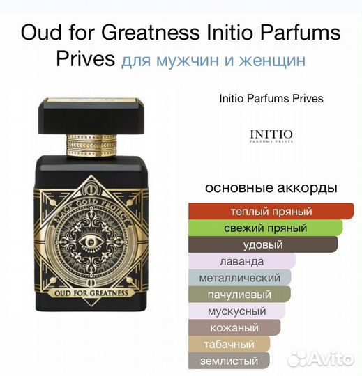 Масляные духи мужские