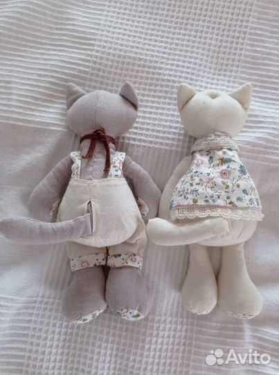 Пара Кот и Кошка игрушки ручной работы