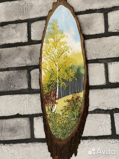 Картина на дереве