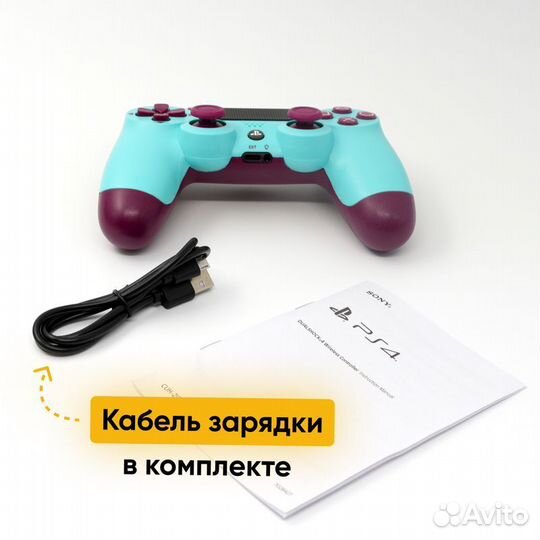 Джойстик для PS4 + кабель, Dualshock / Геймпад пс4