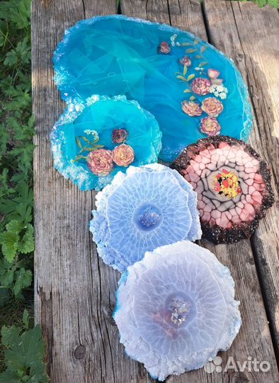 Подставки из эпоксидной смолы