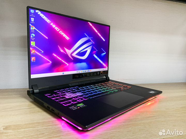 Игровой ноутбук Asus Rog Strix Ryzen 7-8 Ядер/RTX