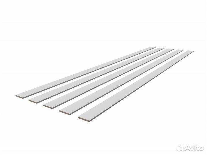 Наличник Стелла 2140х70x6 мм эмаль цвет белый